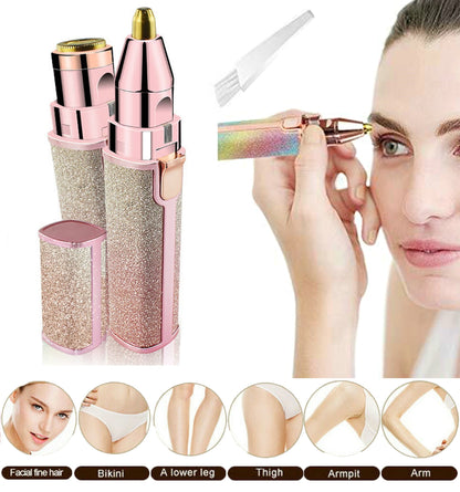 2 in 1 Hair Removal Women Electric Shaver