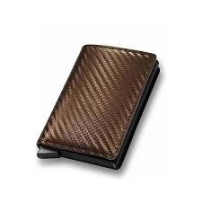 Anti Rfid Carbon Fiber ID Credit Card Holder