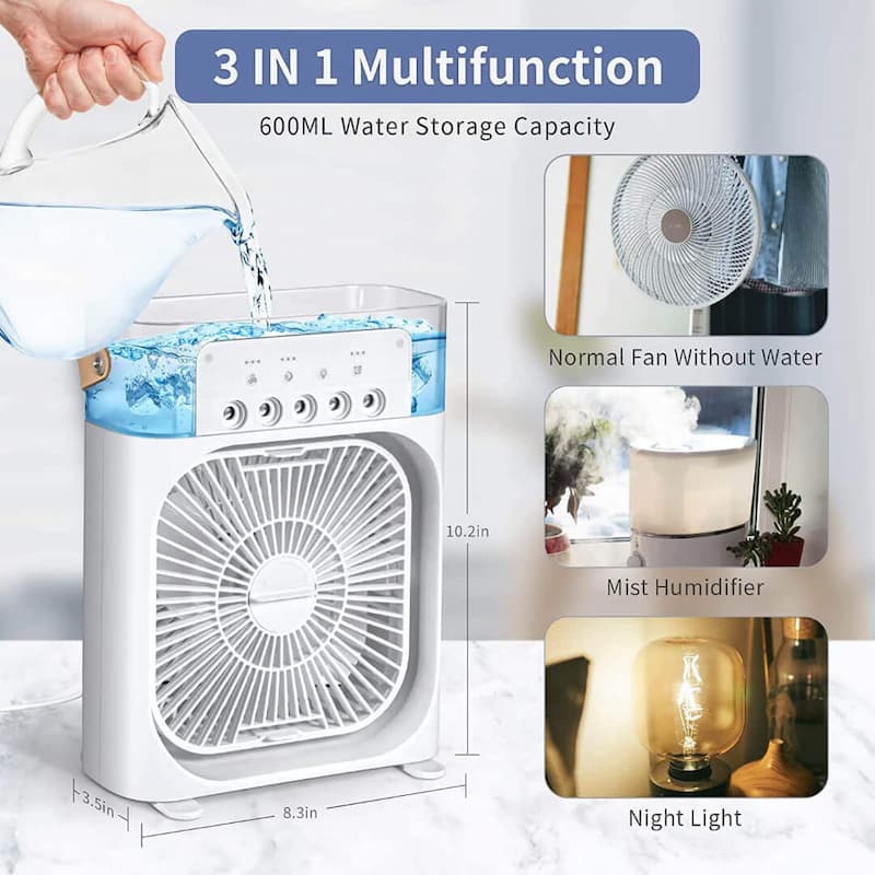 3-in-1 Portable Mini Air Cooler